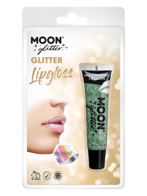 Zöld Holografikus Csillámos Szájfény - 15 ml
