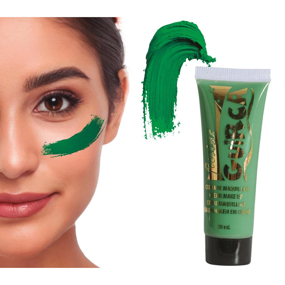 Zöld Krém Smink Halloweenre, 20 ml