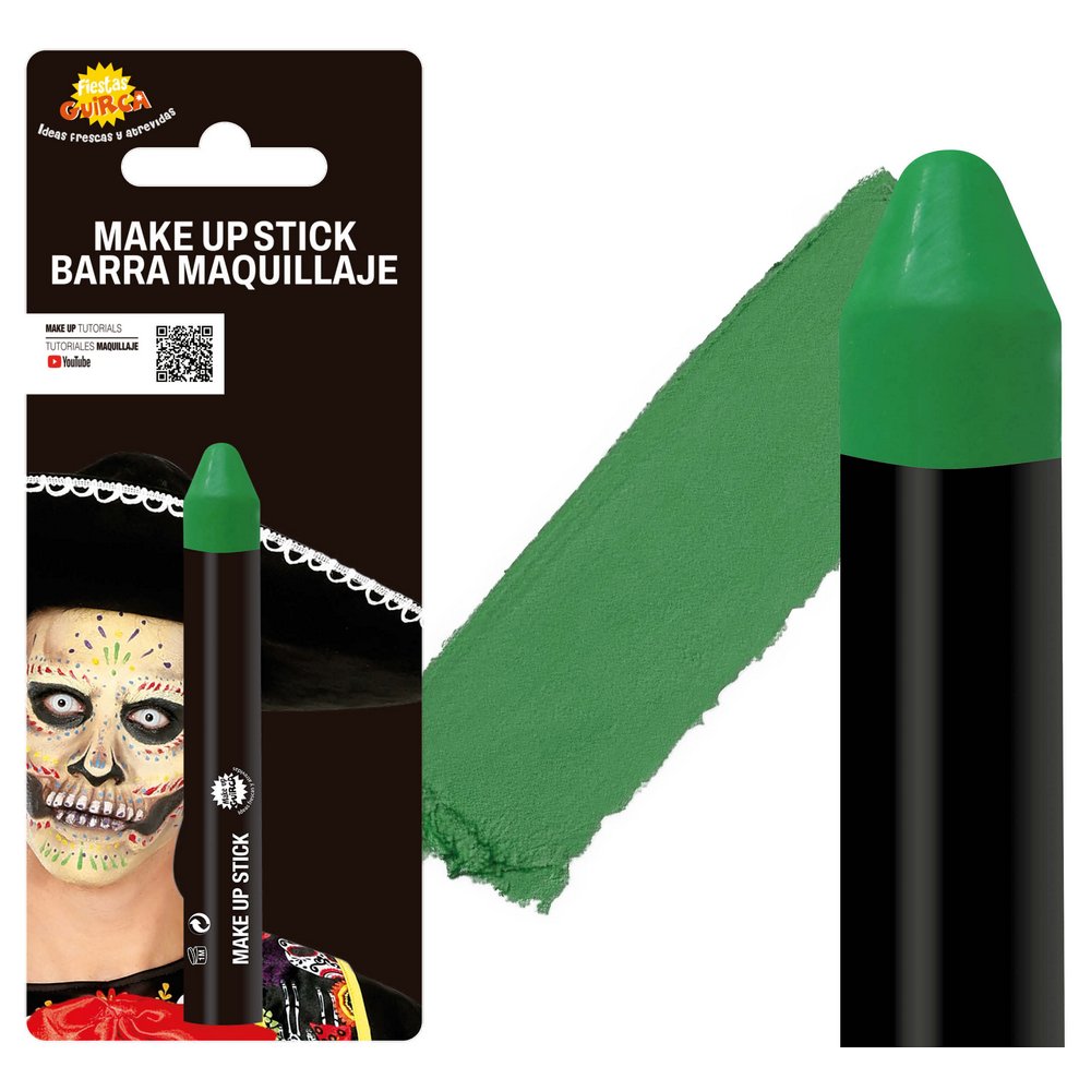 Zöld Smink Stift Halloweenre, 10 gramm