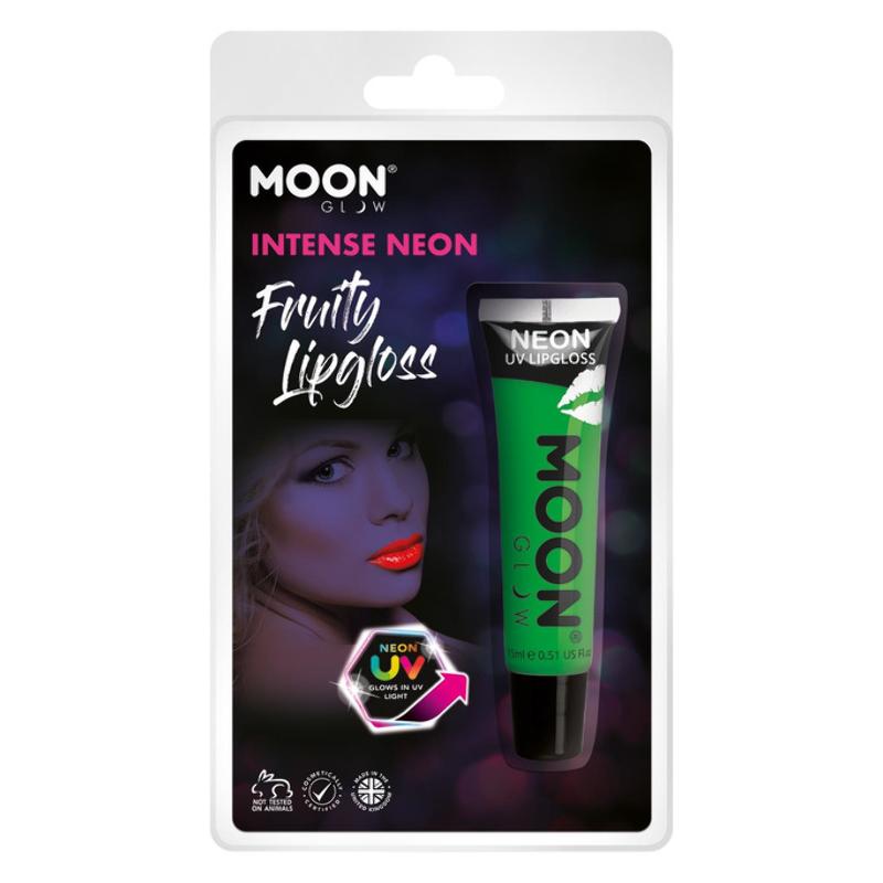Zöld UV Neon Gyümölcsös Szájfény - Alma - 15 ml