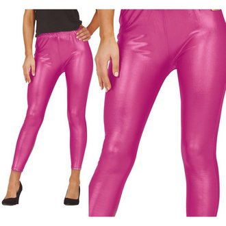 Metálkék Női Leggings a 80-as Évek Partijára