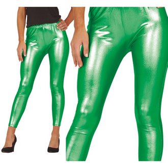 Metálkék Női Leggings a 80-as Évek Partijára