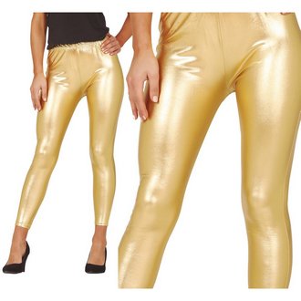 Metálkék Női Leggings a 80-as Évek Partijára