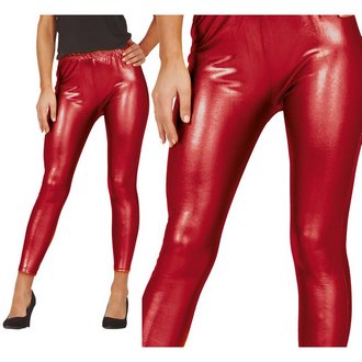 Metálkék Női Leggings a 80-as Évek Partijára