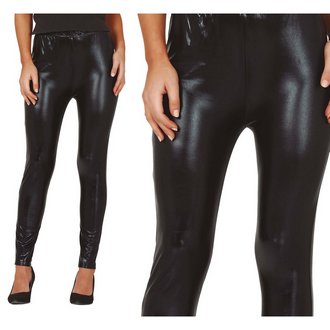 Metálkék Női Leggings a 80-as Évek Partijára