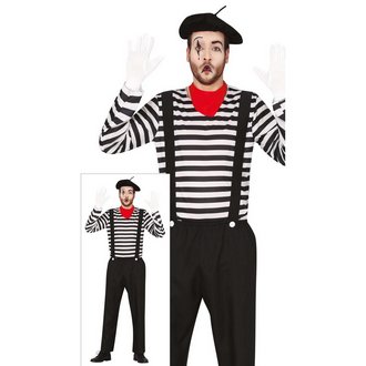 Férfi Mime Jelmez Szett