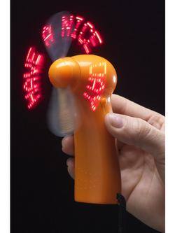 Mini Világító Ventilátor LED Üzenetekkel