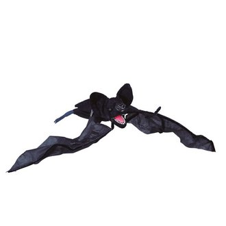 Mozgó és Világító Denevér Halloweenre, 70 cm