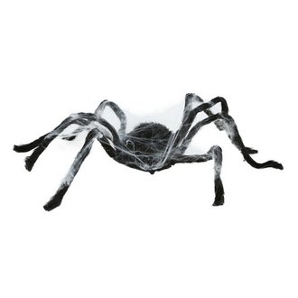 Mozgó, Világító Pók Dekoráció Halloweenre, 80 cm