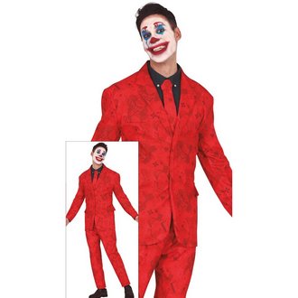 Mr. Smile Bohóc Férfi Jelmez Szett Halloweenre