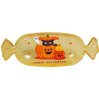 Narancssárga Halloween Cukorkatartó Tál, 34x13 cm