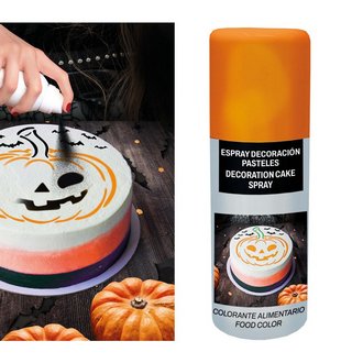 Narancssárga Lila Torta Dekorációs Spray Halloweenre,  100 ml