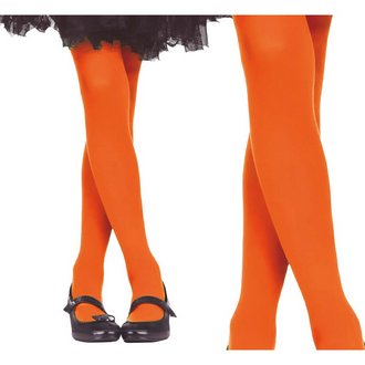 Neon Narancssárga Harisnya Lányoknak Halloweenre