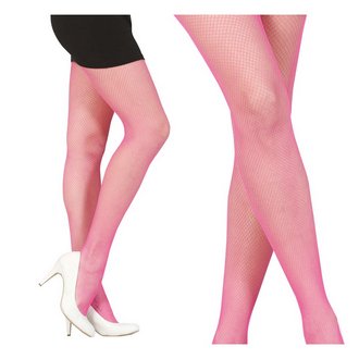 Neon Pink Hálós Harisnya Nőknek 80-as Évek Partira