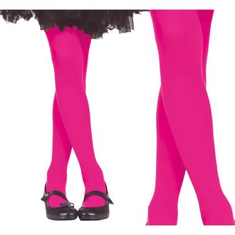 Neon Pink Harisnya Lányoknak Halloweenre