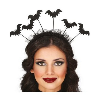 Női Denevér Hajpánt Halloweenre