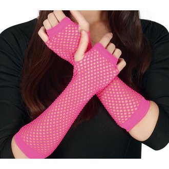 Női Hálós Kesztyű 80-as Évek Stílusában, 26 cm