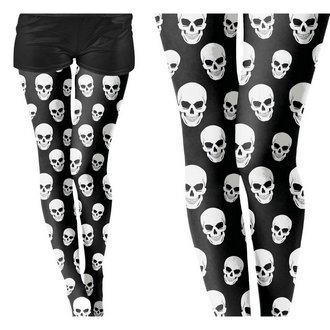 Női Koponyás Harisnya Halloweenre