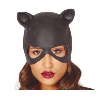 Női Latex Macska Maszk Halloweenre