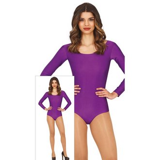 Női Lila Hosszú Ujjú Body