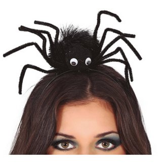 Női Pók Fejpánt Mozgó Szemekkel Halloweenre