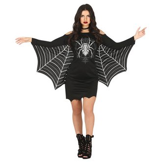 Női Pók Jelmez Háló Szárnyakkal Halloweenre