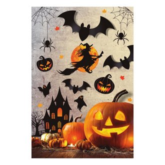 Öntapadós Fali Dekoráció Halloweenre, 70x80 cm