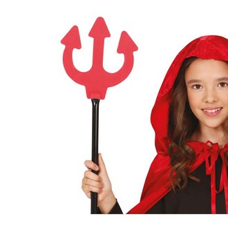 Ördög Háromágú Szigony Kiegészítő Halloweenre, 80 cm