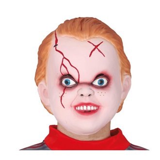 Ördögi Fiú Latex Maszk Halloweenre