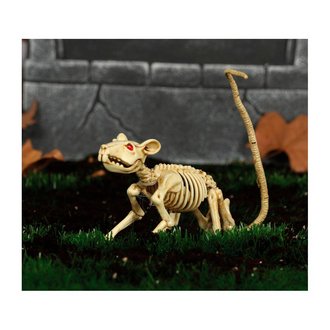 Patkány Csontváz Dekoráció Halloweenre, 20 cm