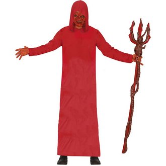 Piros Kapucnis Tunika Felnőtteknek Halloweenre