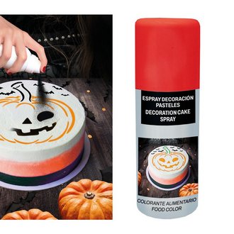Piros Lila Torta Dekorációs Spray Halloweenre,  100 ml