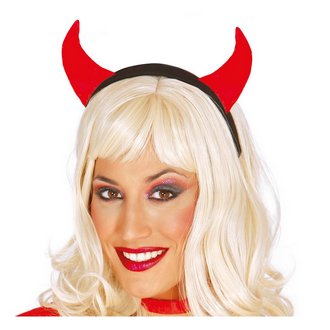 Piros Ördög Fejpánt Felnőtteknek Halloweenre