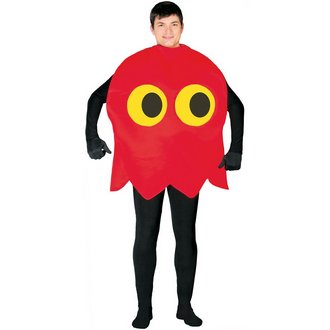 Piros Pac-Man Szellem Jelmez Felnőtteknek