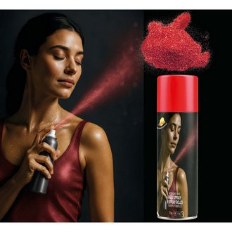 Piros Test- és Hajspray Halloweenre, 75 ml