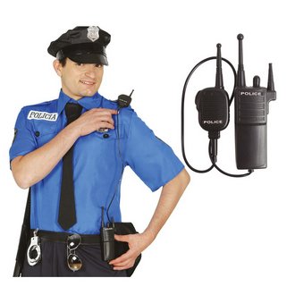 Rendőr Walkie-talkie Kiegészítő Szett