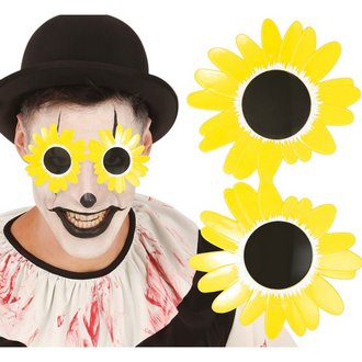 Sárga Százszorszép Szemüveg Hippie Partira