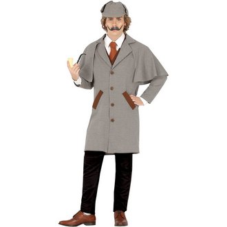 Sherlock Holmes Férfi Jelmez Szett