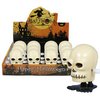 12 db Felhúzható Sétáló Koponya Partikellék Halloweenre, 5 cm