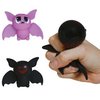 12 db-os Gumi Denevér Szorítós Játék Válogatás Halloweenre, 9 cm