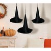 3 db Függő Boszorkány Kalap Halloweenre, 18 cm