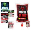 4 db Vegyes Véres Infúziós Tasak Szett Halloweenre, 200 ml