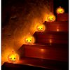 5 darab Világító Halloween Tök Dekoráció Többszínű Fénnyel