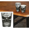 6 darabos Halloween Koponya Papír Pohár Szett, 240 ml, 9 cm