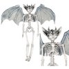 Akasztható Vámpír Csontváz Szárnyakkal Halloweenre, 40 cm
