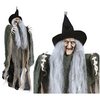 Akasztós Boszorkány Dekoráció Halloweenre, 50 cm