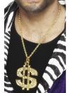 Arany Dollár Jel Medál Láncon