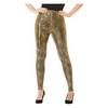 Arany Színű Sárkány Pikkely Mintás Leggings - L-es