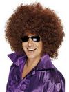 Barna Afro Mega - Mikrofon Paróka