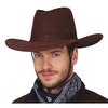 Barna Műbőr Cowboy Kalap Felnőtteknek